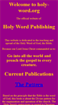 Mobile Screenshot of holy-word.org